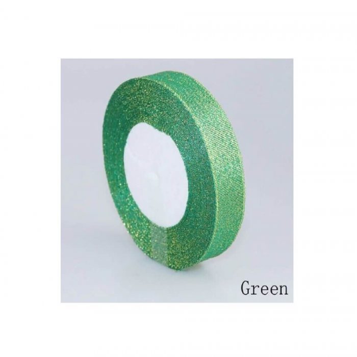 Glitter Ribbon – Green 1